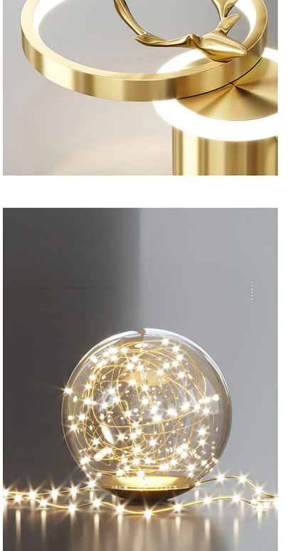 Modern 3-Light Glass Wall Lamp — Touch Switch LED Sconce for Living Room, Bedroom & Dining