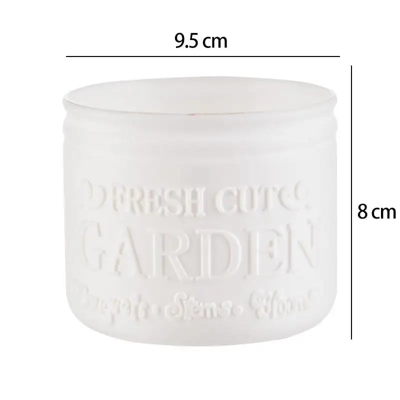 Mini Round Succulent Planter Pot — Small Plastic Flower Pot for Desktop, Balcony & Home Decor