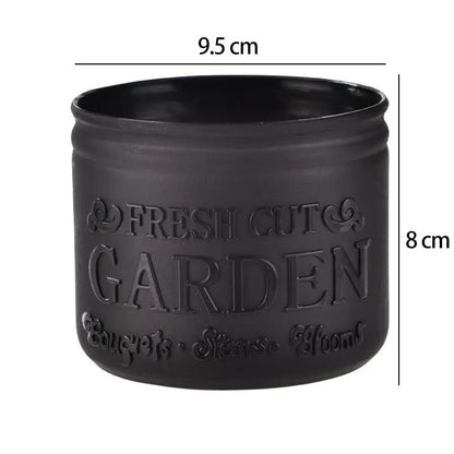 Mini Round Succulent Planter Pot — Small Plastic Flower Pot for Desktop, Balcony & Home Decor