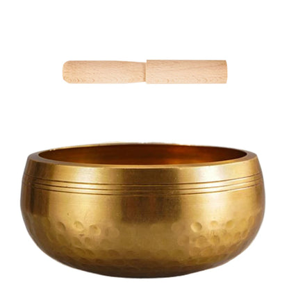 Tibetan Singing Bowl Set — Hand-Hammered Meditation Bowl for Yoga, Chakra & Stress Relief