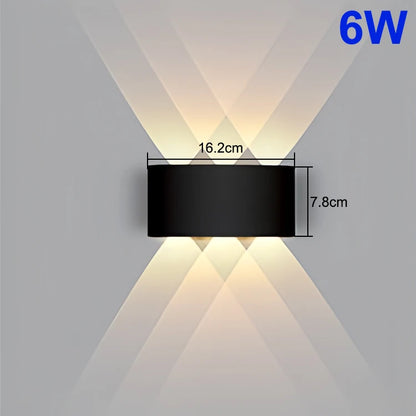LED Up & Down Wall Lamp — Waterproof Indoor & Outdoor Wall Light in 5 Wattages & 2 Color Temperatures