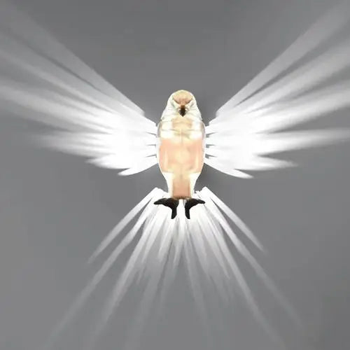 3D Animal Silhouette Wall Light Projector — Owl & Eagle Shadow Night Light for Home & Halloween Decor