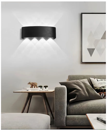 LED Up & Down Wall Lamp — Waterproof Indoor & Outdoor Wall Light in 5 Wattages & 2 Color Temperatures